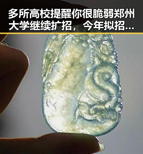 多所高校提醒你很脆弱郑州大学继续扩招，今年拟招11100人韩剧魅力带火韩国电影新趋势